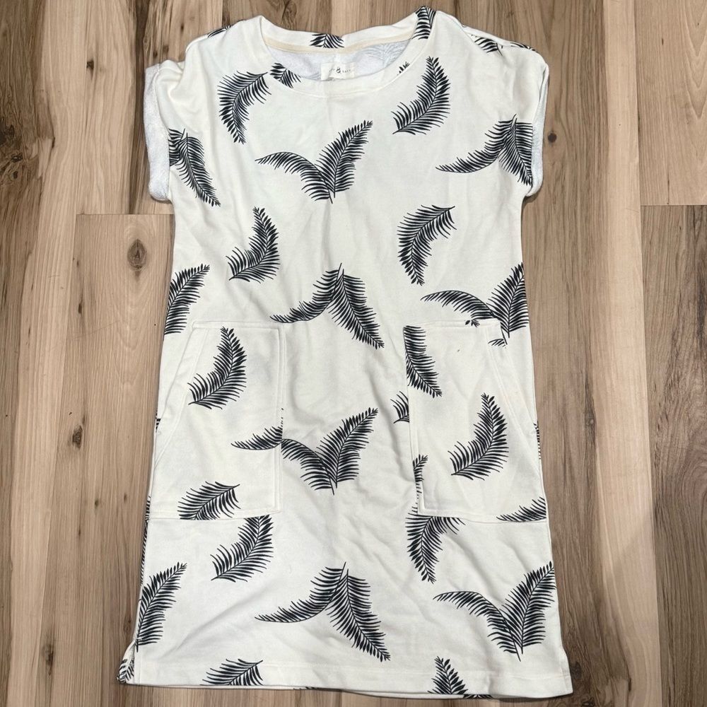 Lou & Grey Palm Cozy Cotton Terry Pocket Dress Women’s XS - Picture 2 of 4